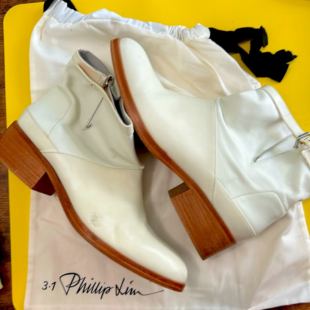 3.1 Phillip Lim white boots